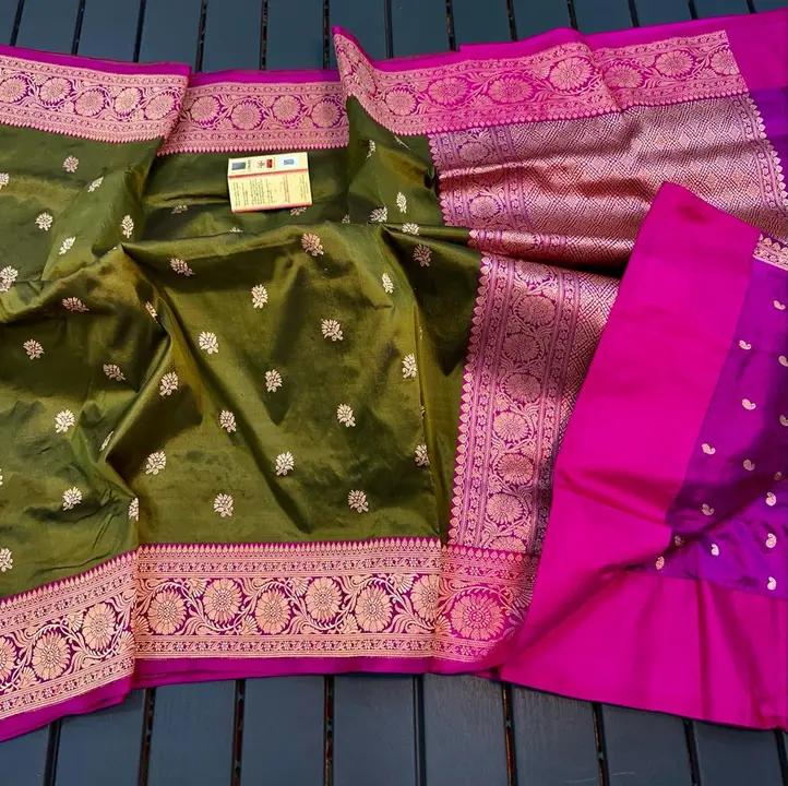 Banarasi pure kattan silk saree  uploaded by Ruby Banarasi Silk on 2/25/2023