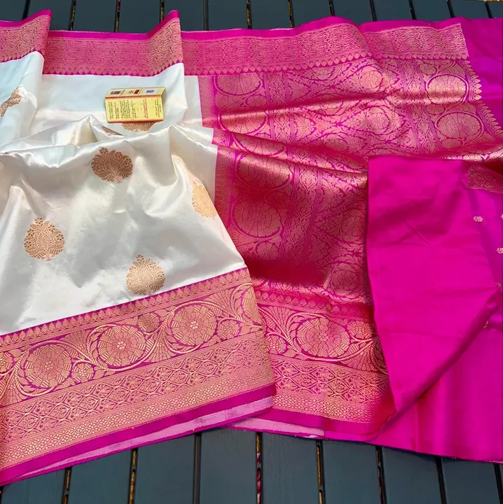 Banarasi pure kattan silk saree  uploaded by Ruby Banarasi Silk on 2/25/2023