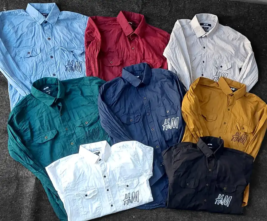 Holister plain double pocket shirts uploaded by B.M.INTERNATIONAL on 2/25/2023