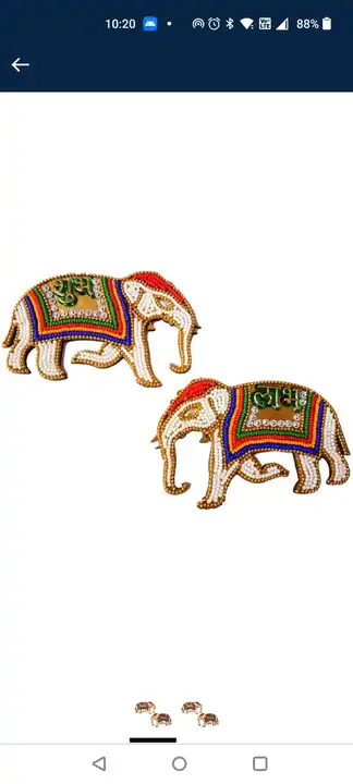 Jako Moti elephant shubh labh uploaded by Hanuman Handicraft on 2/25/2023