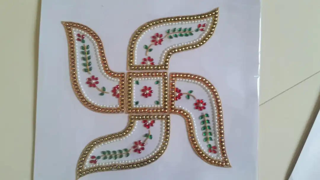 Acrylic rangoli  uploaded by Hanuman Handicraft on 2/25/2023