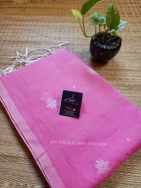 Khadi cotton saree uploaded by business on 2/25/2023