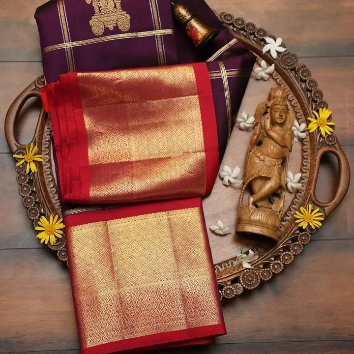 Kanjivaram silk saree  uploaded by DHANANJAY CREATIONS on 2/25/2023