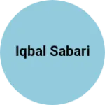 Business logo of Iqbal Sabari
