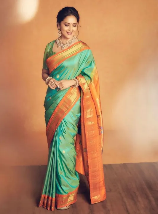 Paethani silk saree uploaded by DHANANJAY CREATIONS on 2/25/2023