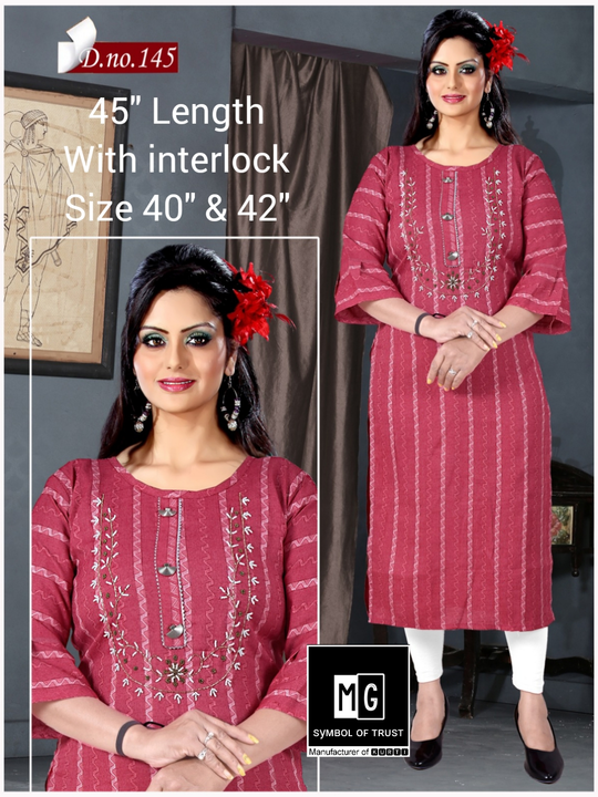 45" length Kurti Wholesale only uploaded by business on 2/25/2023
