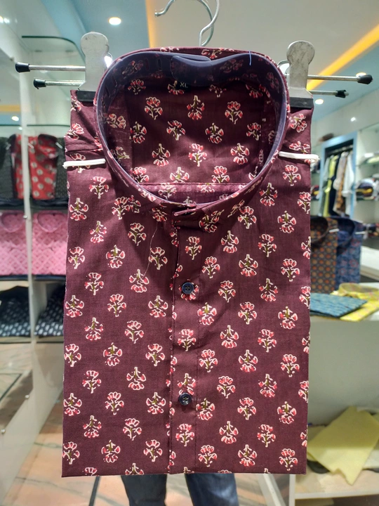 Sanganeri printed shirt uploaded by Cat denim shirt manufacturing on 2/25/2023