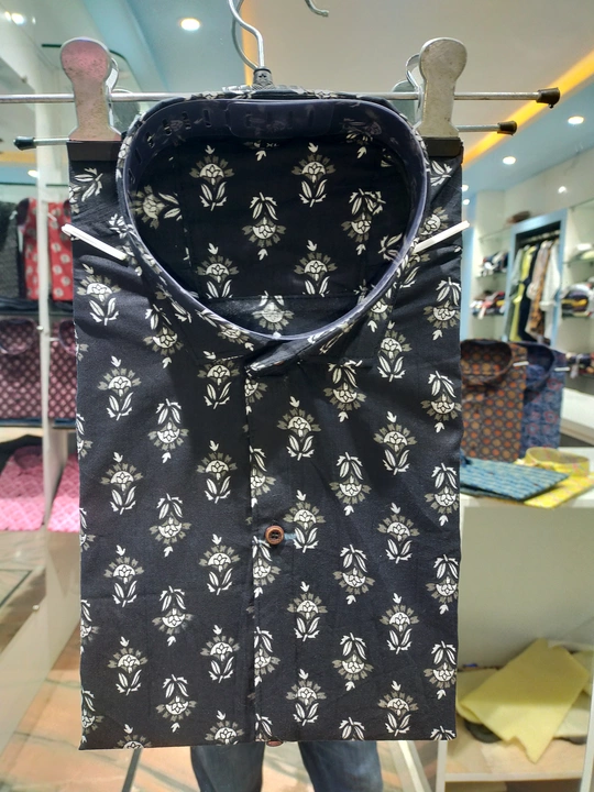 Sanganeri printed shirt uploaded by business on 2/25/2023