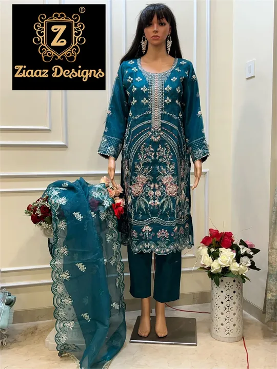 Ziaaz Designs- brand that speaks for itself❤️

Noor Dust colours code semi stitched 186 187 188 189  uploaded by Roza Fabrics on 2/25/2023