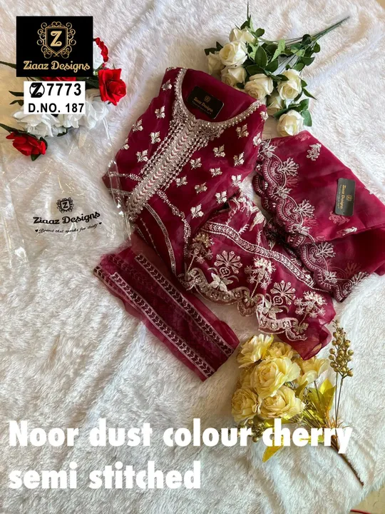 Ziaaz Designs- brand that speaks for itself❤️

Noor Dust colours code semi stitched 186 187 188 189  uploaded by Roza Fabrics on 2/25/2023