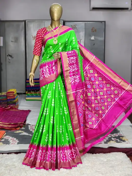 Pochampally ikkath silk sarees  uploaded by Jai bhavani on 2/25/2023