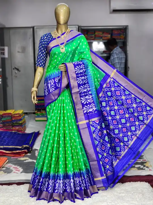 Pochampally ikkath silk sarees  uploaded by Jai bhavani on 2/25/2023