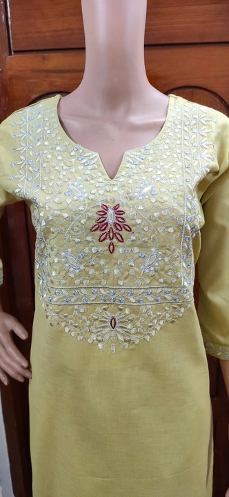 Embroidery kurthi set uploaded by KYNA on 2/25/2023