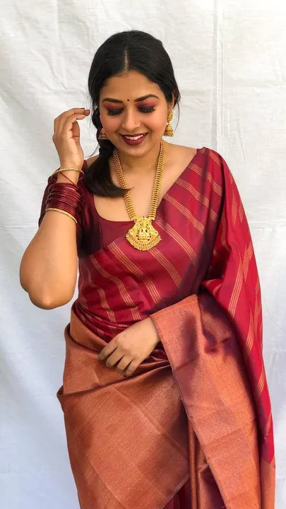 Party Wear Banarasi soft saree  uploaded by DHANANJAY CREATIONS on 2/25/2023