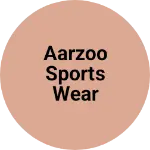 Business logo of Aarzoo sports wear