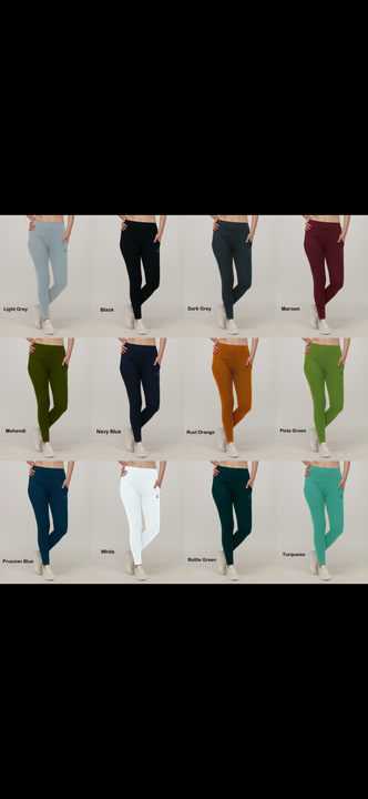 Women's Stylish Plain DRYFIT Leggings For Daily/Yoga/Gym Wear uploaded by business on 2/25/2023