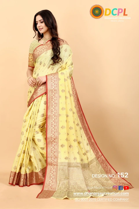 Beautiful yellow colour 🏵️ 💛 uploaded by Dhananjay Creations Pvt Ltd. on 2/25/2023