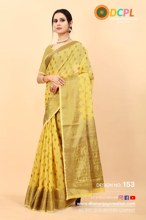 Hey guys do you want to saree so DM me and order now  uploaded by Dhananjay Creations Pvt Ltd. on 2/25/2023