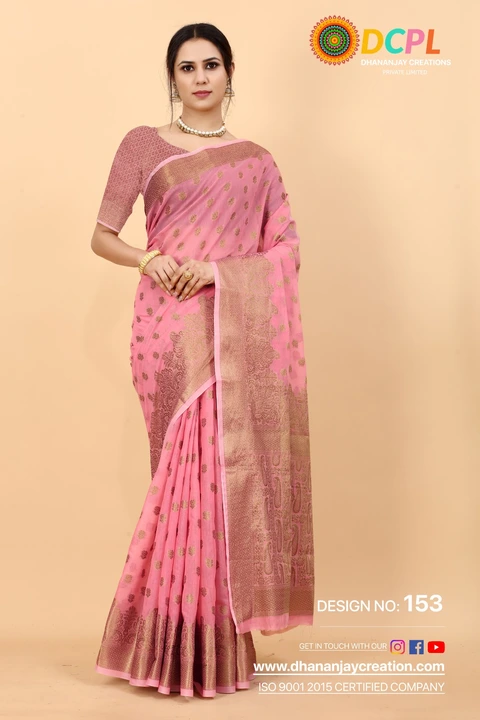 Beautiful saree  uploaded by Dhananjay Creations Pvt Ltd. on 2/25/2023