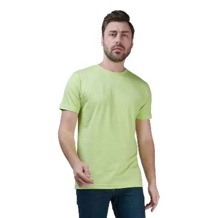 180 Gsm 100% cotton round neck T-shirt uploaded by Yogesh enterprises on 2/25/2023