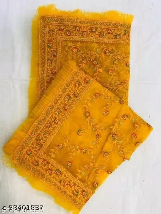 

Saree Fabric : Net

Blouse : Separate Blouse Piece

Blouse Fabric : Net

Pattern : Embroidered

Bl uploaded by Vishal trendz 1011 avadh textile market on 2/25/2023