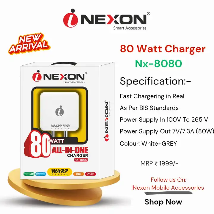 80 wat charger  uploaded by Mobile accessories wholesale on 2/25/2023