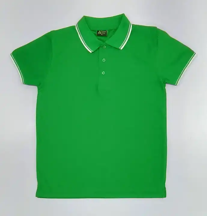 Forest Green # 1 : 180 Gsm Dryfit Polyester (Tipped) Polo Collar T-shirt uploaded by Yogesh enterprises on 2/25/2023