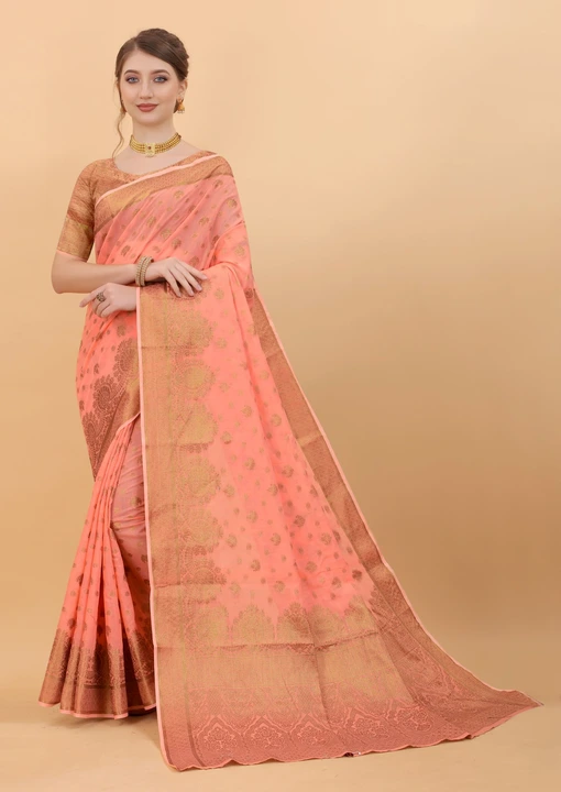 Hey guys do you have this beautiful saree so DM me 💬 and order now ready to ship  uploaded by Dhananjay Creations Pvt Ltd. on 2/25/2023