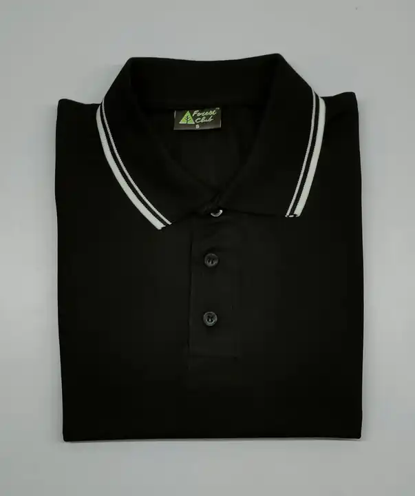 Forest Green # 2 - 180 Gsm Dryfit Polyester (Tipped) Polo Collar T-shirt uploaded by Yogesh enterprises on 2/25/2023