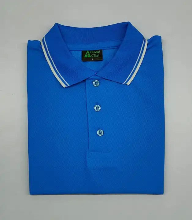 Product image of Forest Green # 2 - 180 Gsm Dryfit Polyester (Tipped) Polo Collar T-shirt, price: Rs. 265, ID: forest-green-2-180-gsm-dryfit-polyester-tipped-polo-collar-t-shirt-5572aa43