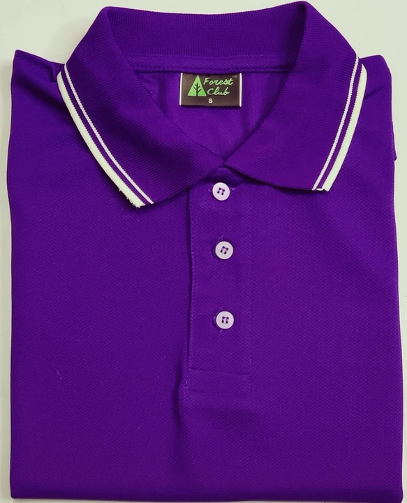 Product image with price: Rs. 265, ID: forest-green-4-180-gsm-dryfit-polyester-polo-tipped-collar-polo-tshirt-d8cd3c69