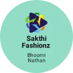 Business logo of Sakthi fashionz
