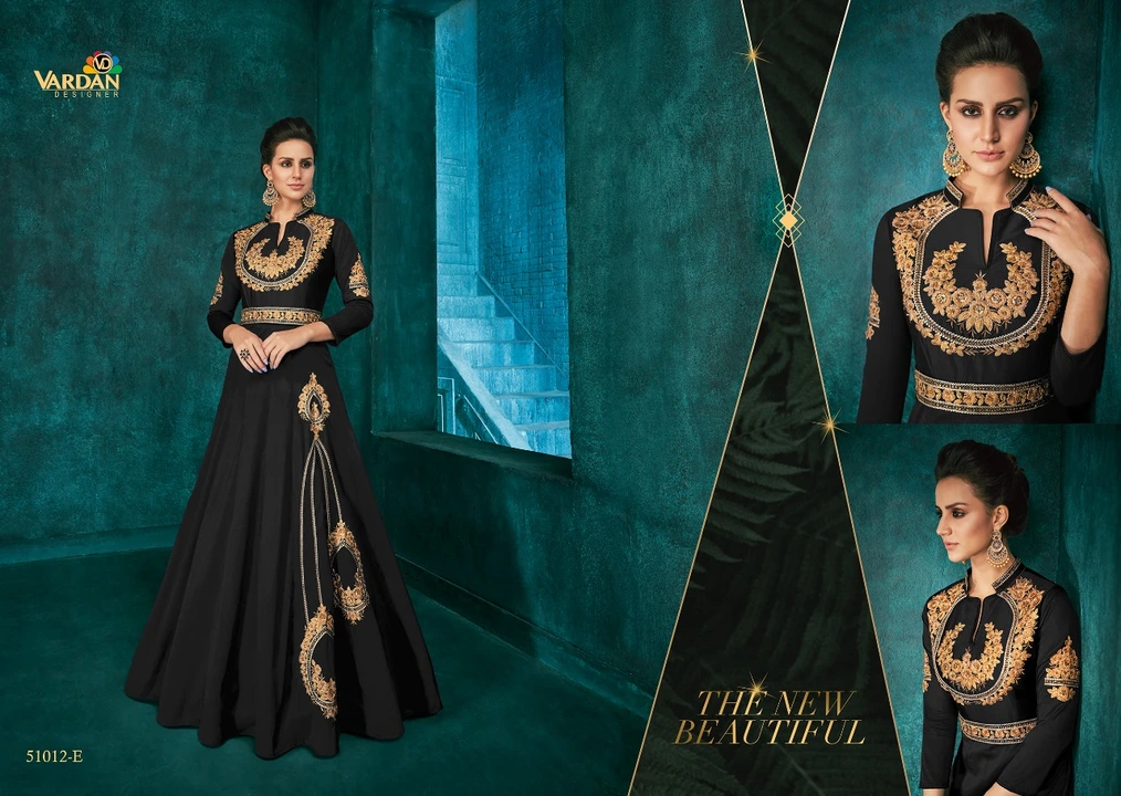 💃  *Rozi Gold Vol-1* 💃
           *Readymade collections*

🔹Top💃: * *Triva Silk* With Heavy Embr uploaded by Agarwal Fashion  on 2/25/2023