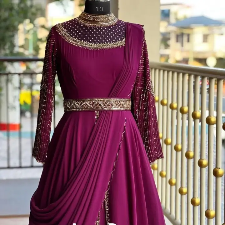 Anarkali gown uploaded by GS Traders on 2/25/2023