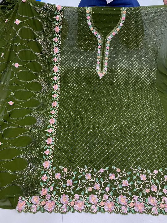 GEORGETTE SIquence heavy dupatta uploaded by Humera fashion on 2/25/2023
