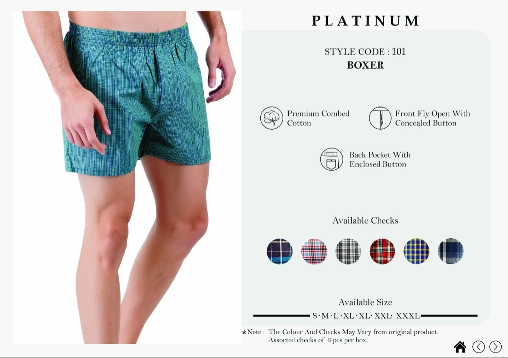 Product image with price: Rs. 192, ID: platinum-boxer-b1dc7c9f