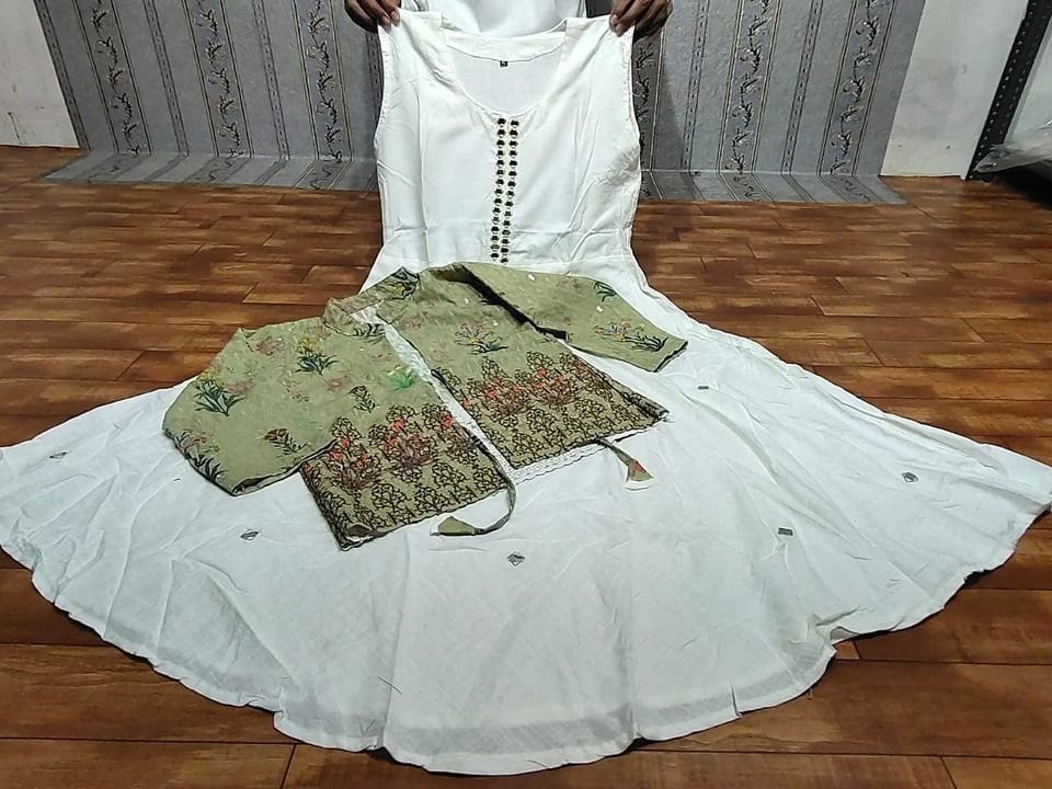 Kurti with jacket uploaded by business on 2/23/2021