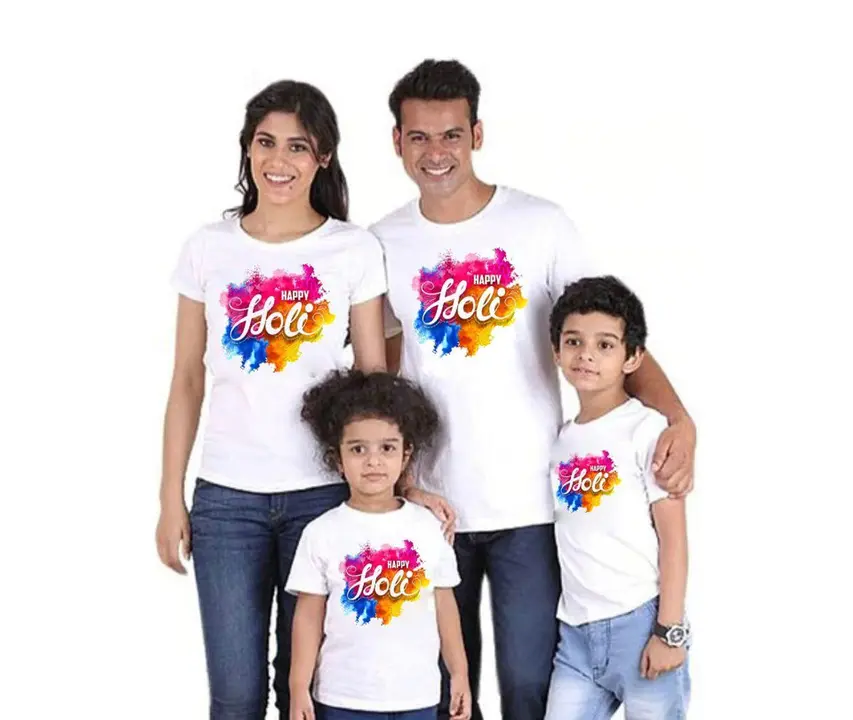 Holi special tshirt combo of 4 uploaded by FASHION MART on 5/2/2024