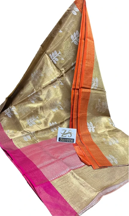 Tissue silk sarees uploaded by Zoya silk on 2/25/2023