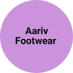 Business logo of Aariv footwear
