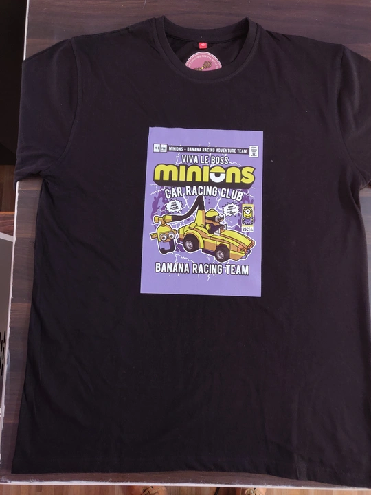 Minions banana race print tshirt  uploaded by Vajrayana Apparels on 2/25/2023