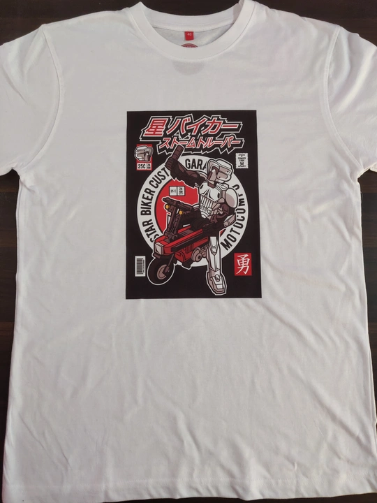 Cyber punk race print tshirt uploaded by business on 2/25/2023