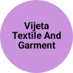 Business logo of Vijeta textile and garment