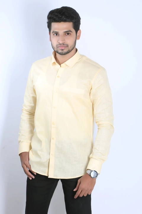Cotton Linen Shirt, Formal Shirt, Casual Shirt uploaded by Sarthak Garments on 2/25/2023