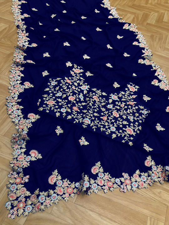 Presenting You A Most Awaited Design Of Beautiful Saree uploaded by business on 2/23/2021
