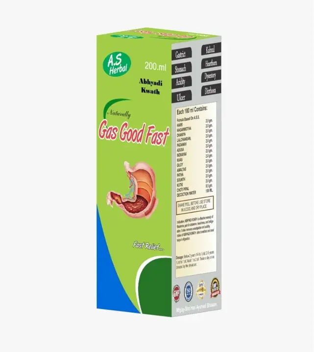 Gas good fast 200ml mrp 160 uploaded by A s herbal Ayurvedic medicine manufacturing compan on 2/25/2023