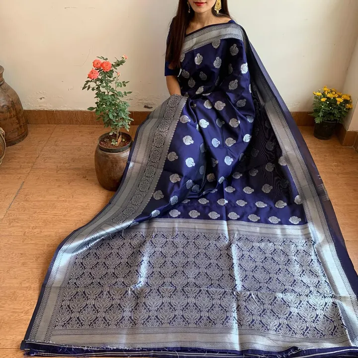 Beautiful soft silk saree  uploaded by DUDHAT Impax on 2/26/2023
