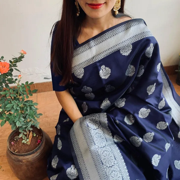 Beautiful soft silk saree  uploaded by DUDHAT Impax on 2/26/2023