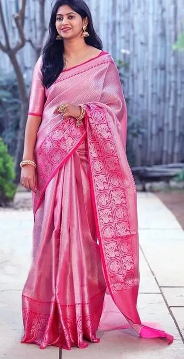 Kanjeevaram style silk saree uploaded by DUDHAT Impax on 2/26/2023
