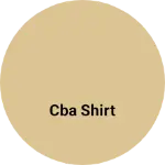 Business logo of Cba shirt